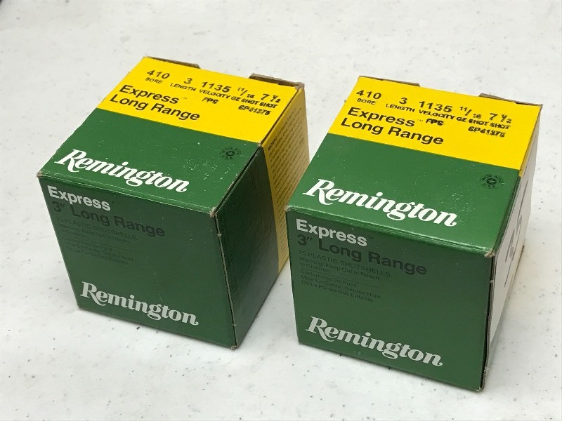 lot 36 image: (2) Boxes Of Remington Express .410...