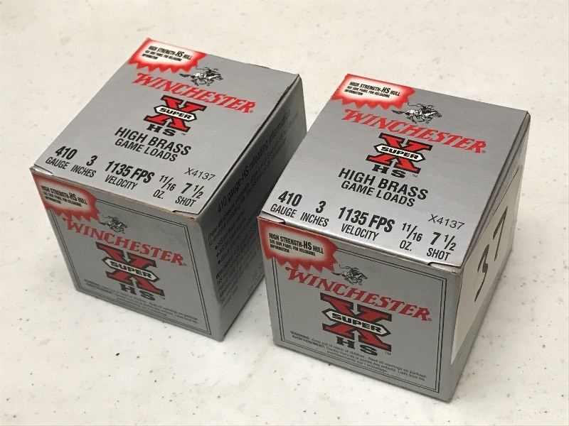 lot 37 image: (2) Boxes Of Winchester .410gauge #...