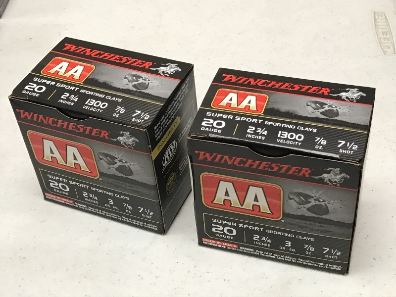 lot 42 image: (2) Boxes Of Winchester AA 20gauge ...