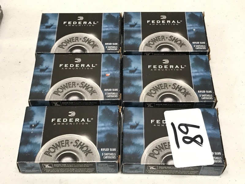 lot 68 image: (6) Boxes Of Federal 16gauge 45oz ...