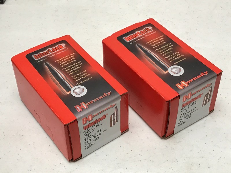 lot 81 image: (2) Boxes Of Hornady Interlock 32-C...