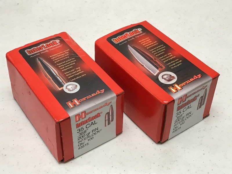 lot 82 image: (2) Boxes Of Hornady Interlock 35-C...