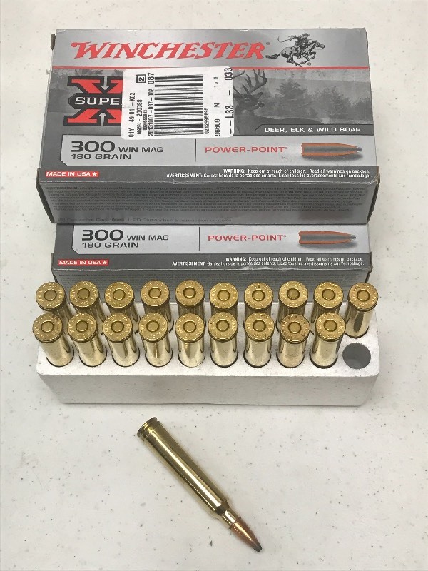 lot 15 image: (2) Boxes Of Winchester 300-Win-Mag...