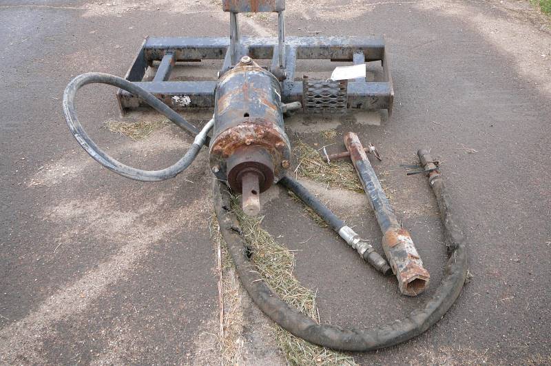 Post Hole Digger with  Brackets and extensions