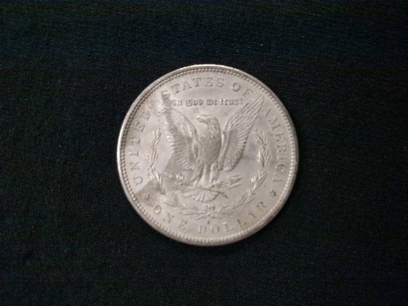 1890 S MS Morgan Silver Dollar...