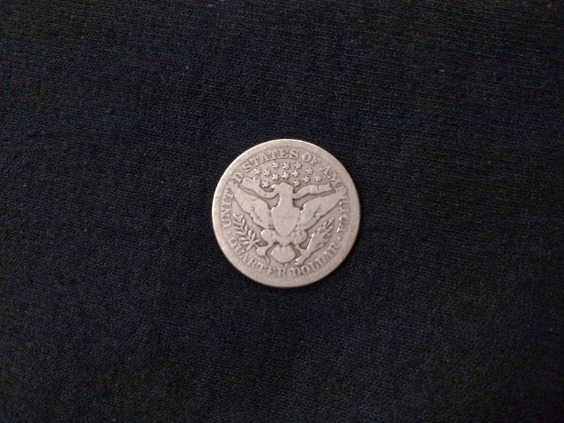 1916 D Barber Silver Quarter...