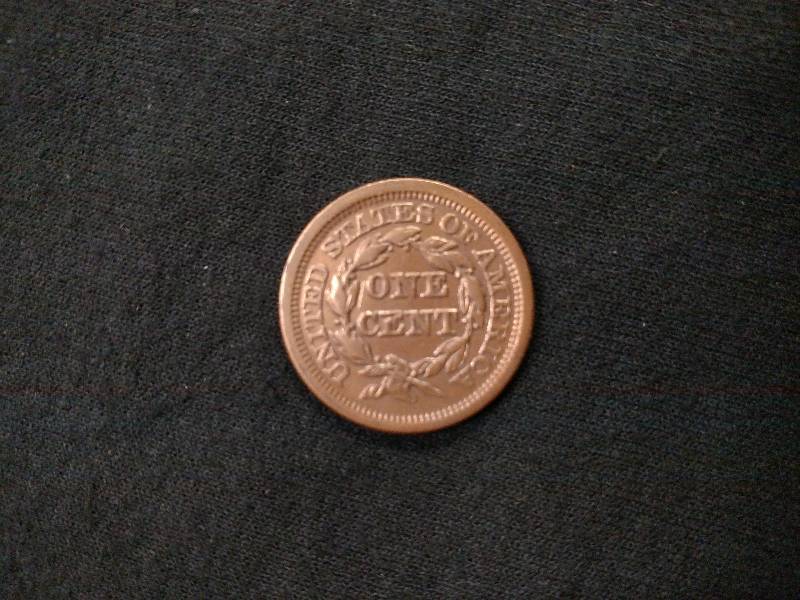 1851 Coronet Large Cent...