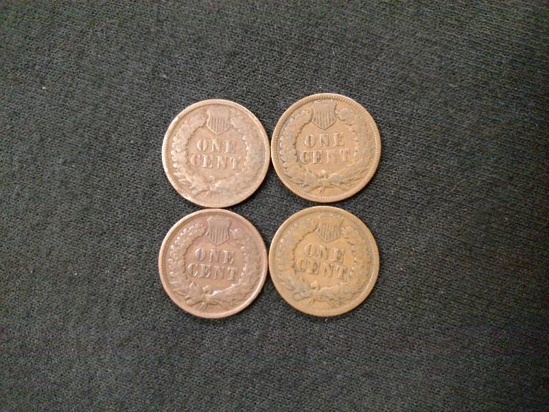 1898, 99, 1900, & 1901 Indian Head ...