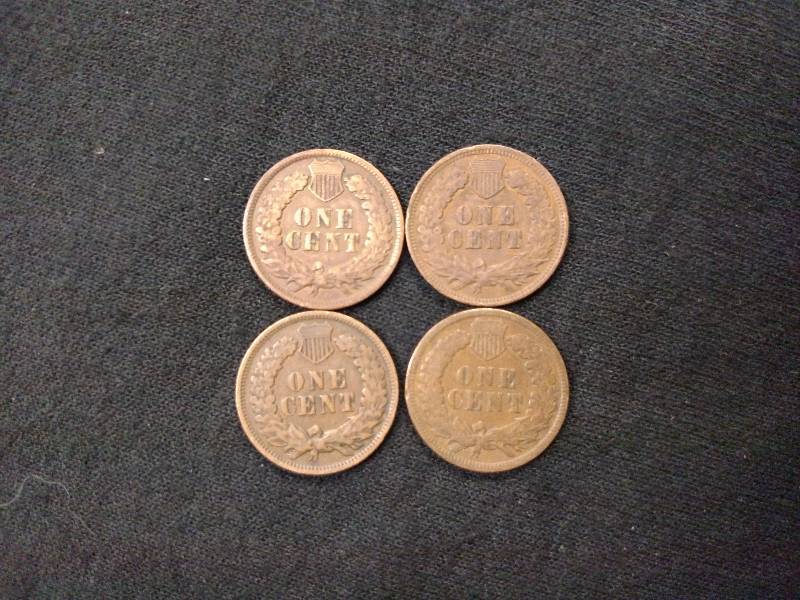 1902, 03, 04, & 05 Indian Head Penn...