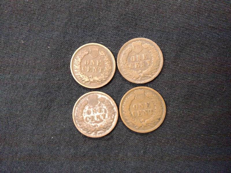 1905, 06, 07, & 08 Indian Head Penn...