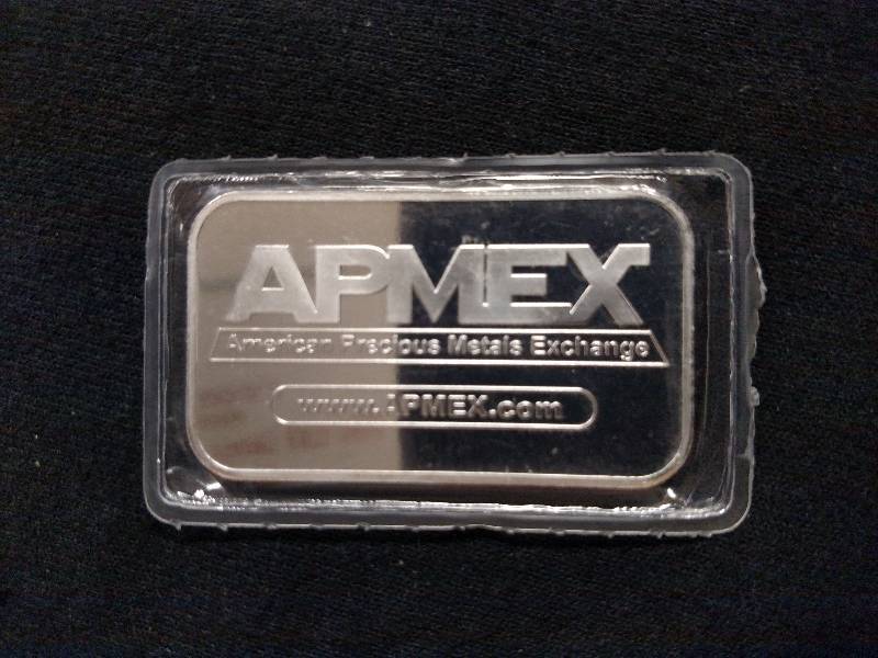 Apmex One Ounce .999 Silver Ingot...