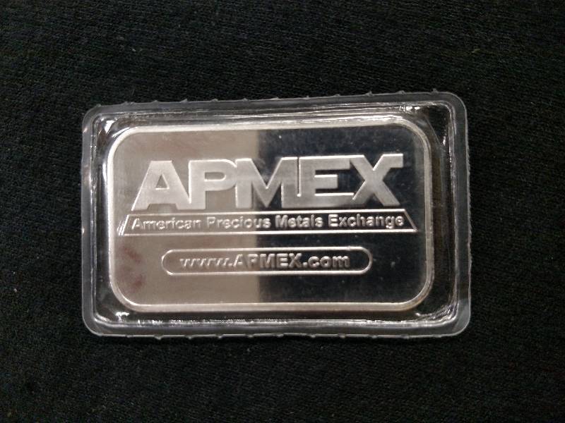 Apmex One Ounce .999 Silver Ingot...