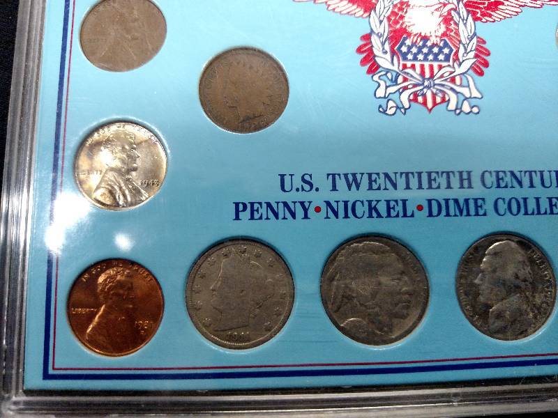 U.S. Twentieth Century Penny-Nickel...