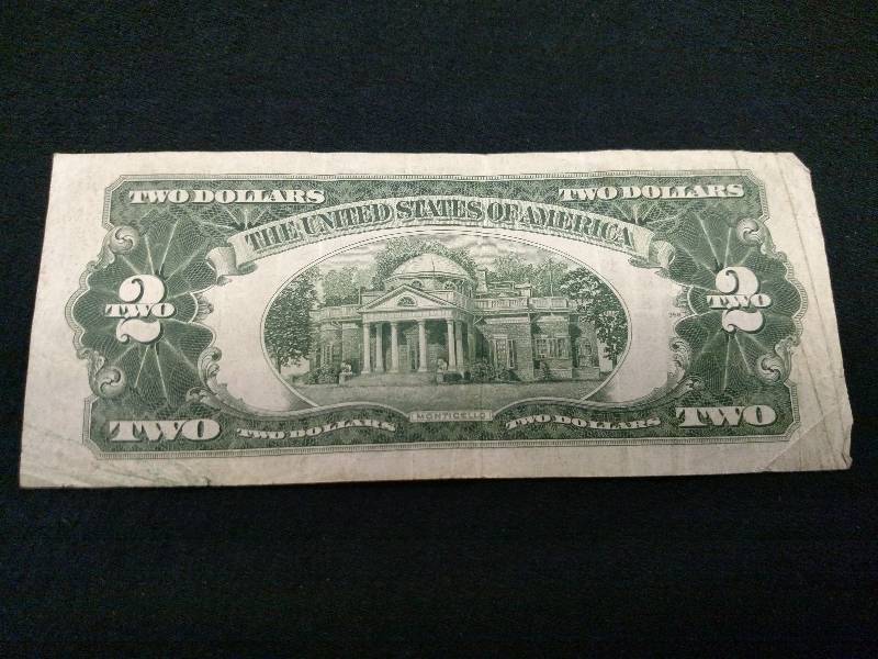 1928 G Two Dollar Red Seal Note...
