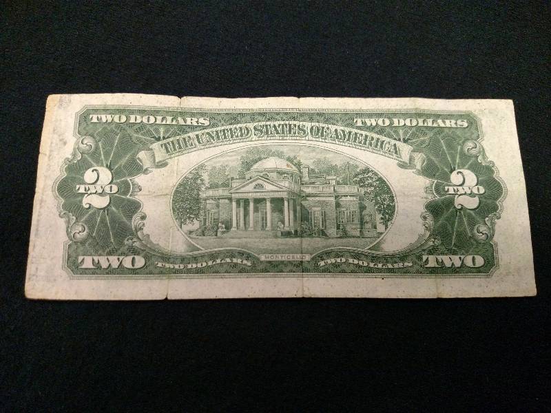 1953 Two Dollar Red Seal Note...