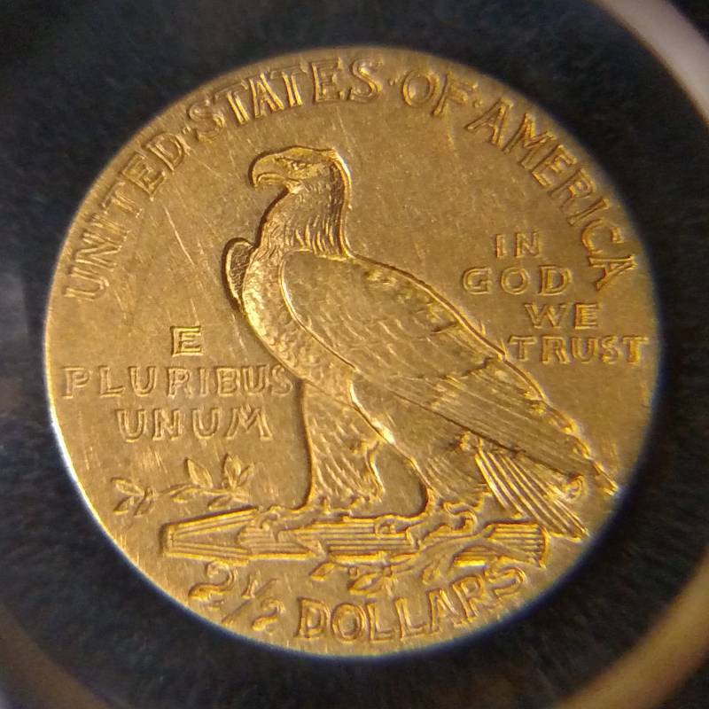 1908 2 12 Dollar Indian Head Gold ...