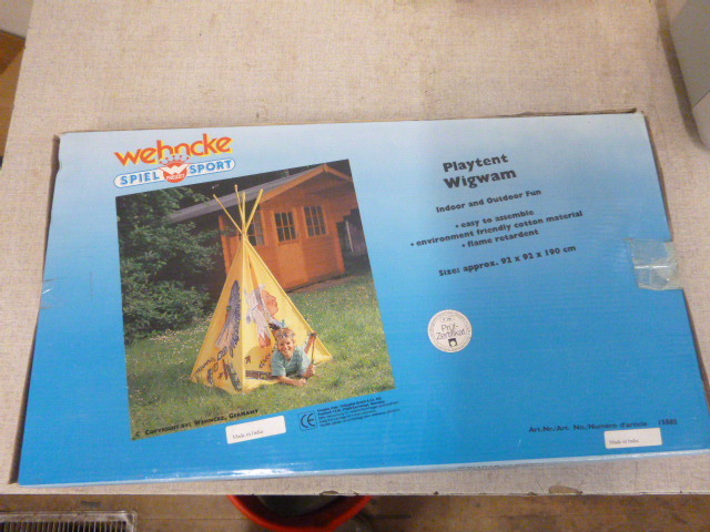 Wehncke Play Tent Wigwam