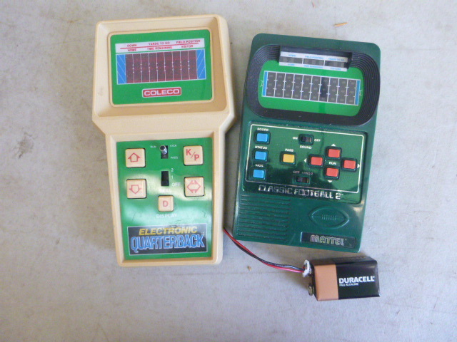 2 Football Hand Held Games