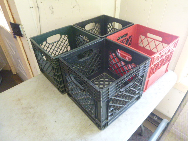 4 Milk Crates