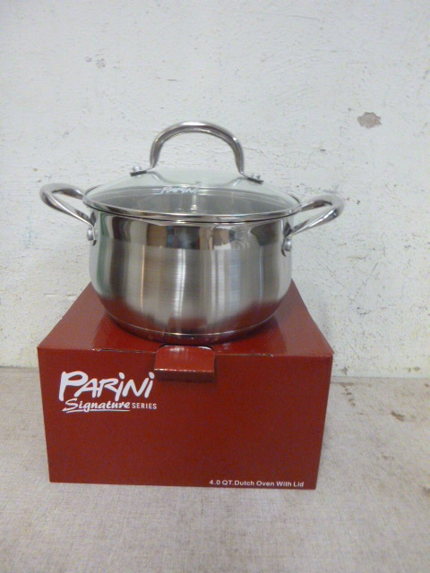 Parini 4 Quart Dutch Oven with Lid