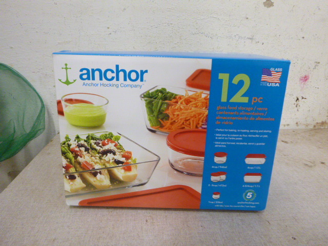 Anchor 12 Piece Glass Food Storage Set
