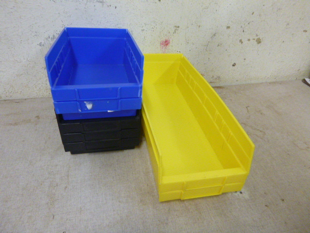 7 Plastic Parts Bins