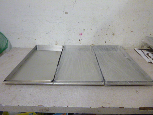 3 Stainless Steel Pans