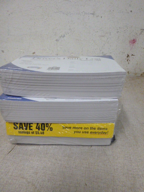3 Packs of Road Pro Drivers Daily Logs