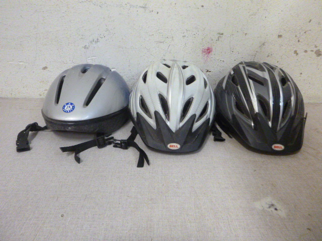 3 Bicycle Helmets
