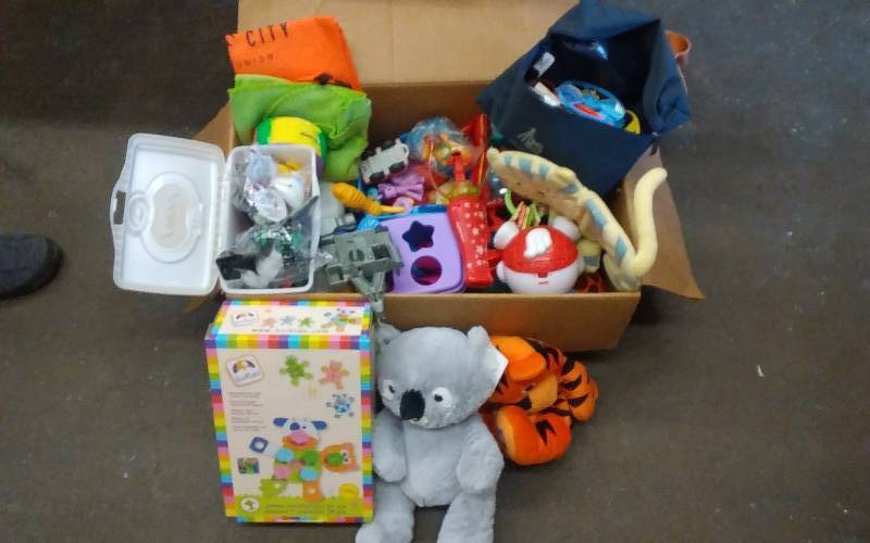 Box With Assorted Toys