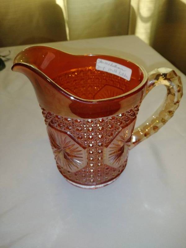 lot 149 image: Imperial Medallion, Marigold, Milk Pitcher