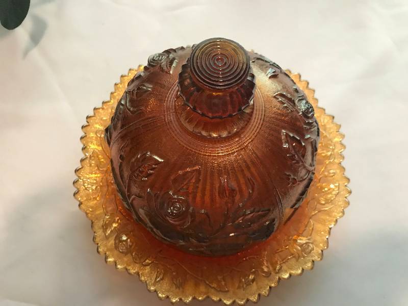 lot 168 image: Imperial, Imperial Rose, Marigold, Butter Dish