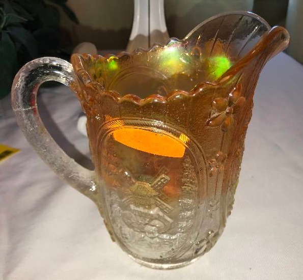 lot 235 image: Imperial windmill Marigold milk pitcher