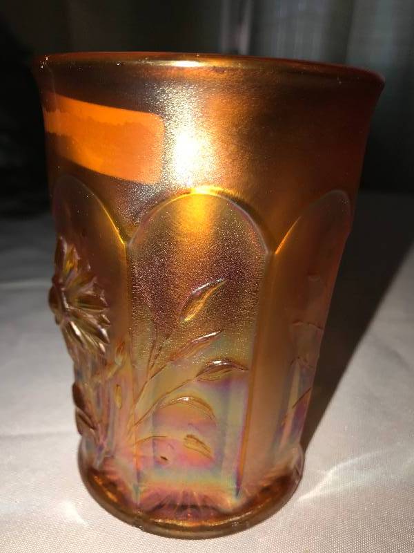 lot 318 image: Northwood, dandelion, marigold, tumbler