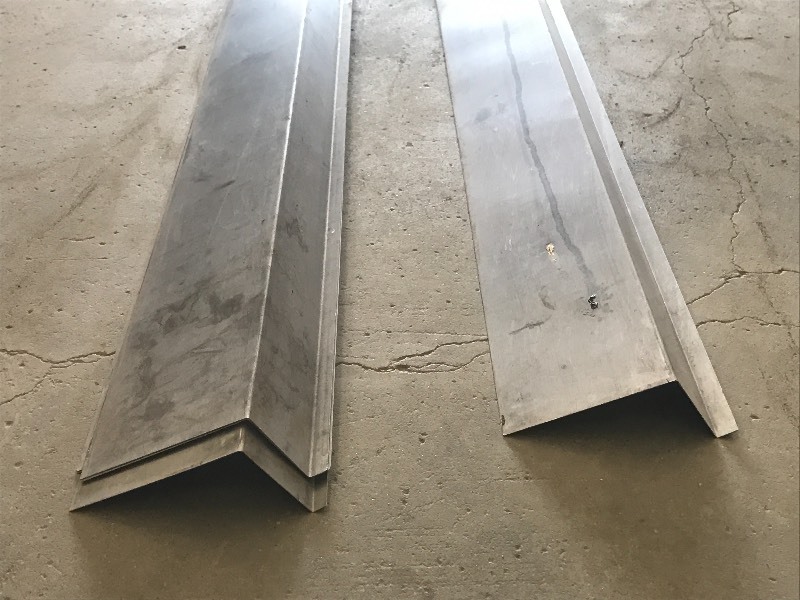 (6) Stainless Steel Deck Flashing Strips