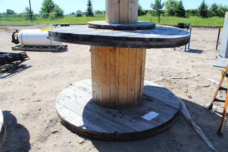 lot 183 image: Wood Wire Spool