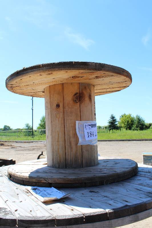 lot 184 image: Wood Wire Spool