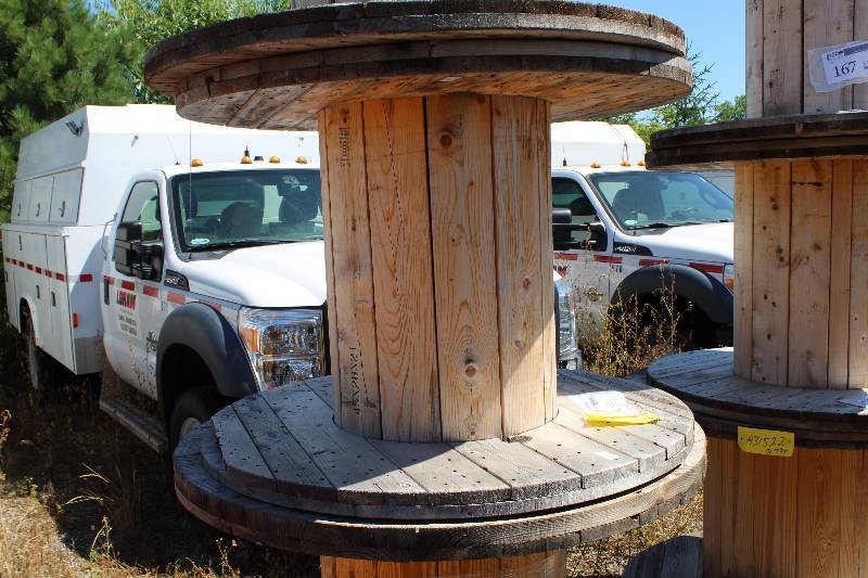 lot 165 image: Wood Wire Spool