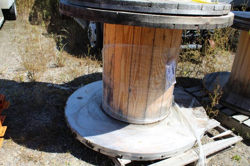 lot 166 image: Wood Wire Spool