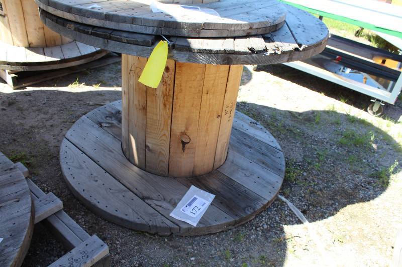 lot 172 image: Wood Wire Spool