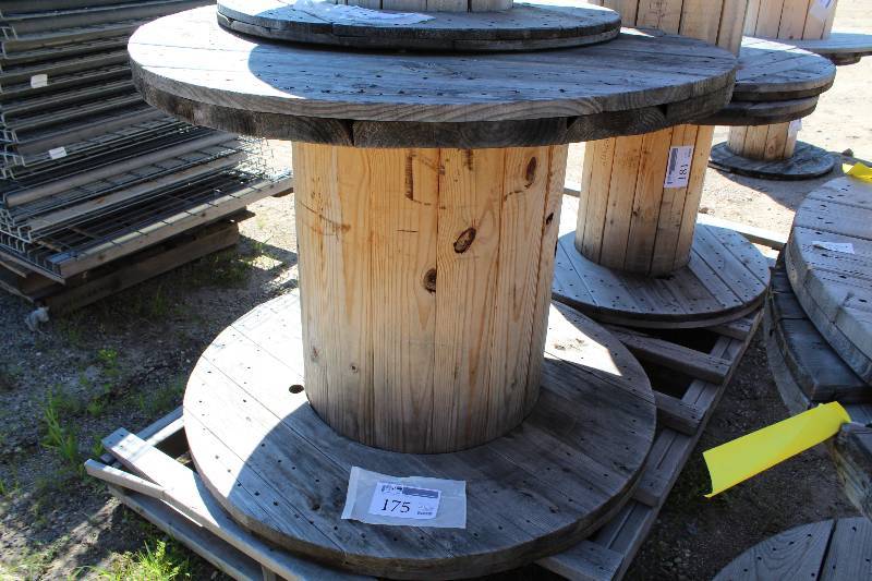 lot 175 image: Wood Wire Spool