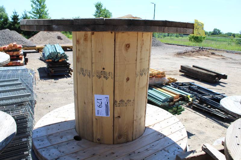 lot 179 image: Wood Wire Spool
