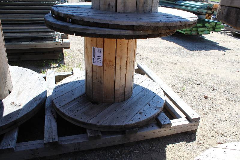 lot 181 image: Wood Wire Spool