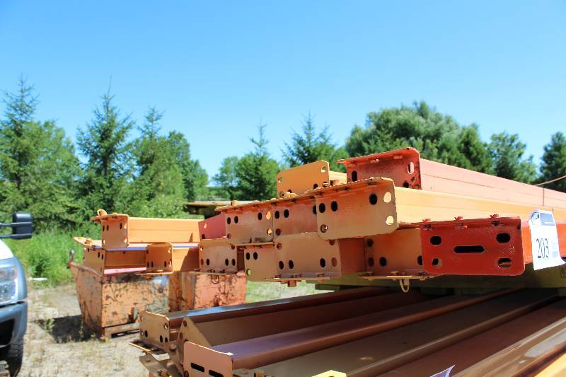 lot 203 image: Lot of (10) Pallet Racking - Beams