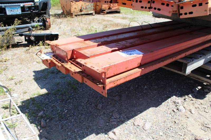 lot 206 image: Lot of (8) Pallet Racking - Beams