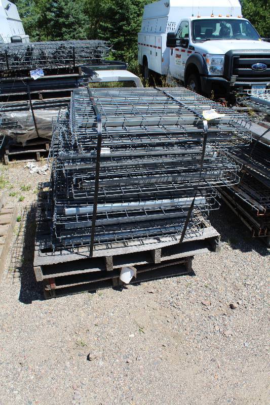 lot 199 image: Lot of (30) Pallet Racking - Wire Racks