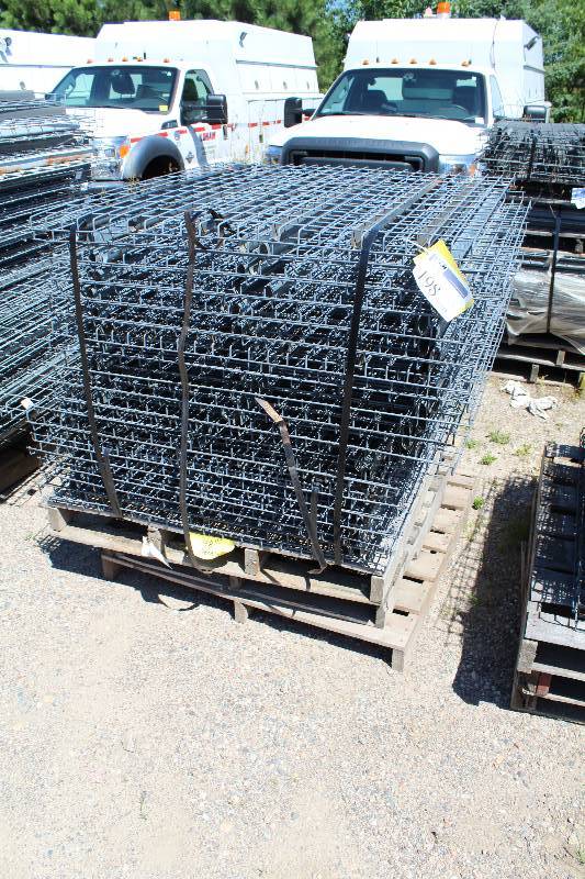 lot 198 image: Lot of (35) Pallet Racking - Wire Racks