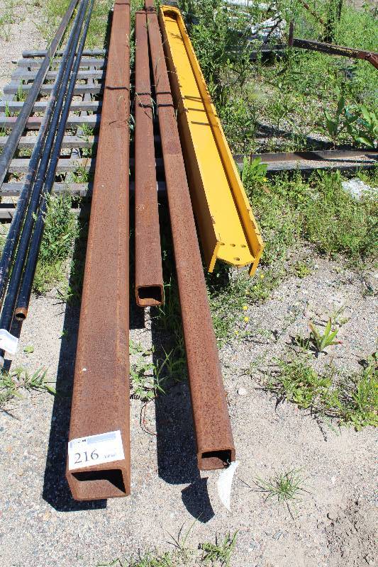 lot 216 image: Lot of (4) Pallet Racking Beams