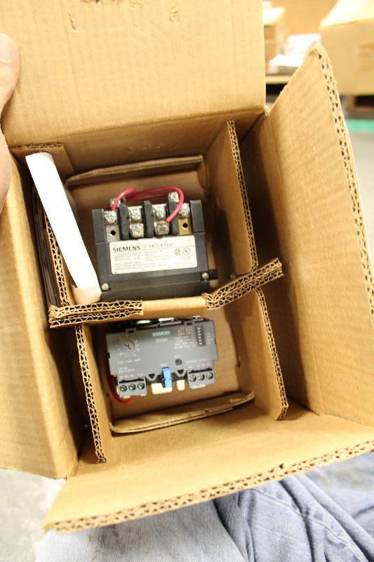lot 256 image: Lot of (3) Siemens Starter Motors w ESP200 Solid State Overload Relay