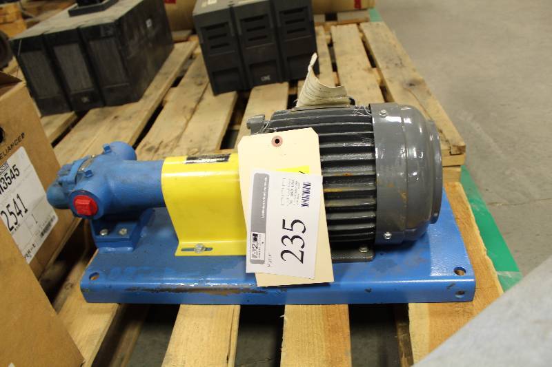 lot 235 image: Viking Pump w NEMA Premium Efficiency Inverter Duty Motor